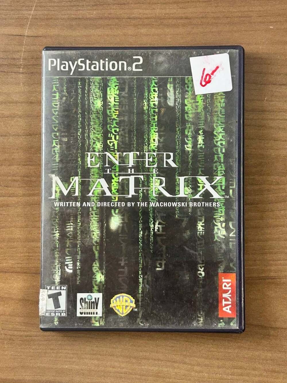 Enter the Matrix Sony PlayStation 2 PS2 2003 Atari Disc & Case No Manual